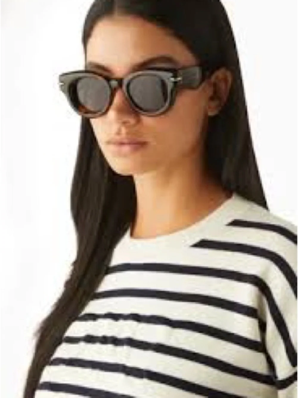 Black Oversized Cat-Eye Sunglasses - Women Accessories